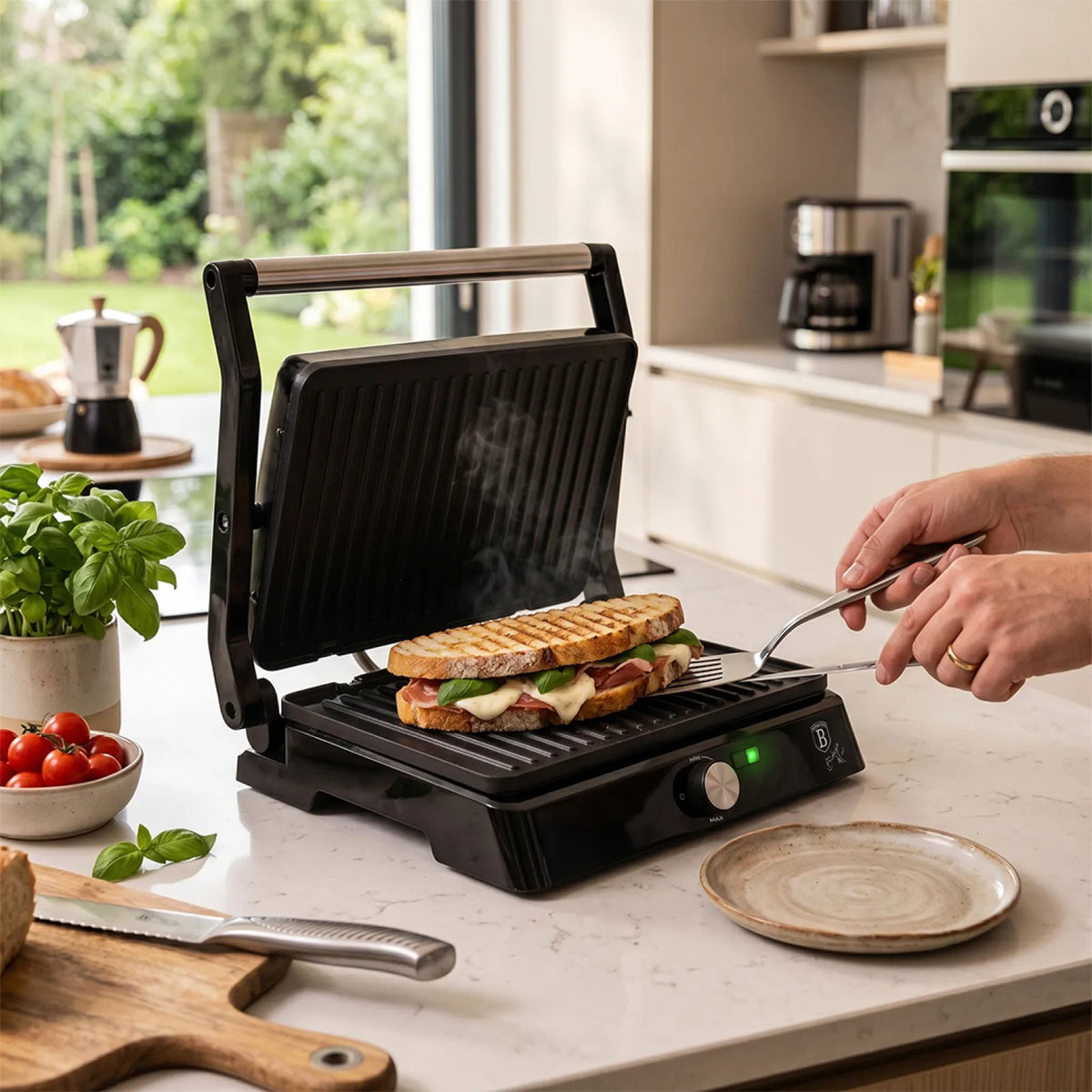 Berlinger Haus Elektromos grill olajcsepegtetővel (2200 W) – 5. kép