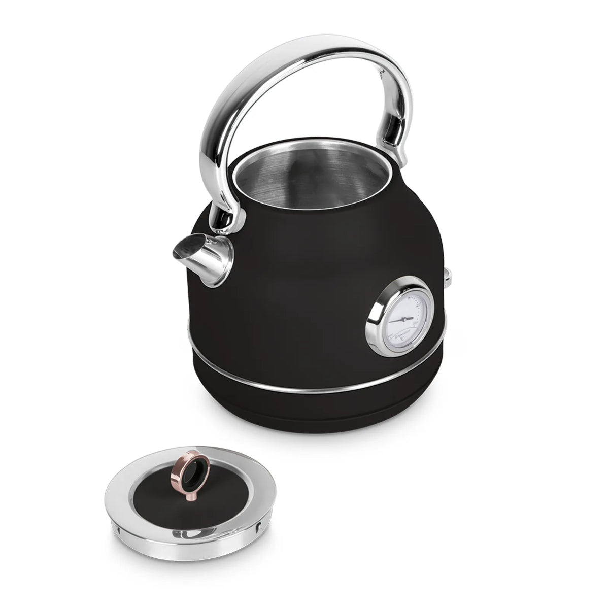 Berlinger Haus Elektromos vízforraló hőfok kijelzővel (2200 W) – Black Rose Collection