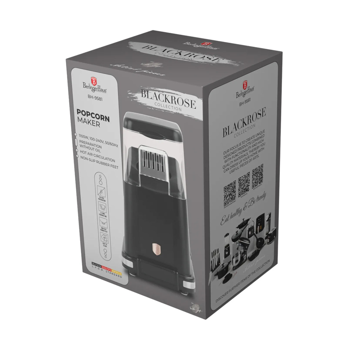 Berlinger Haus Popcorn készítő (1100 W) – 2. kép