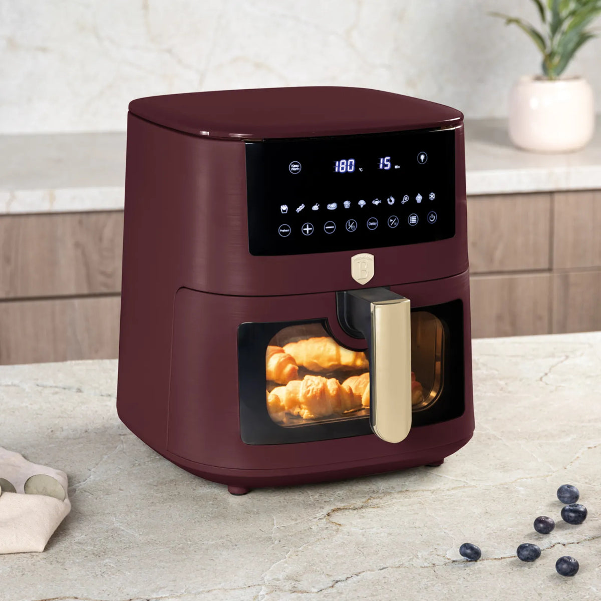 Berlinger Haus AirFryer átlátszó ablakkal (8 L) – 7. kép