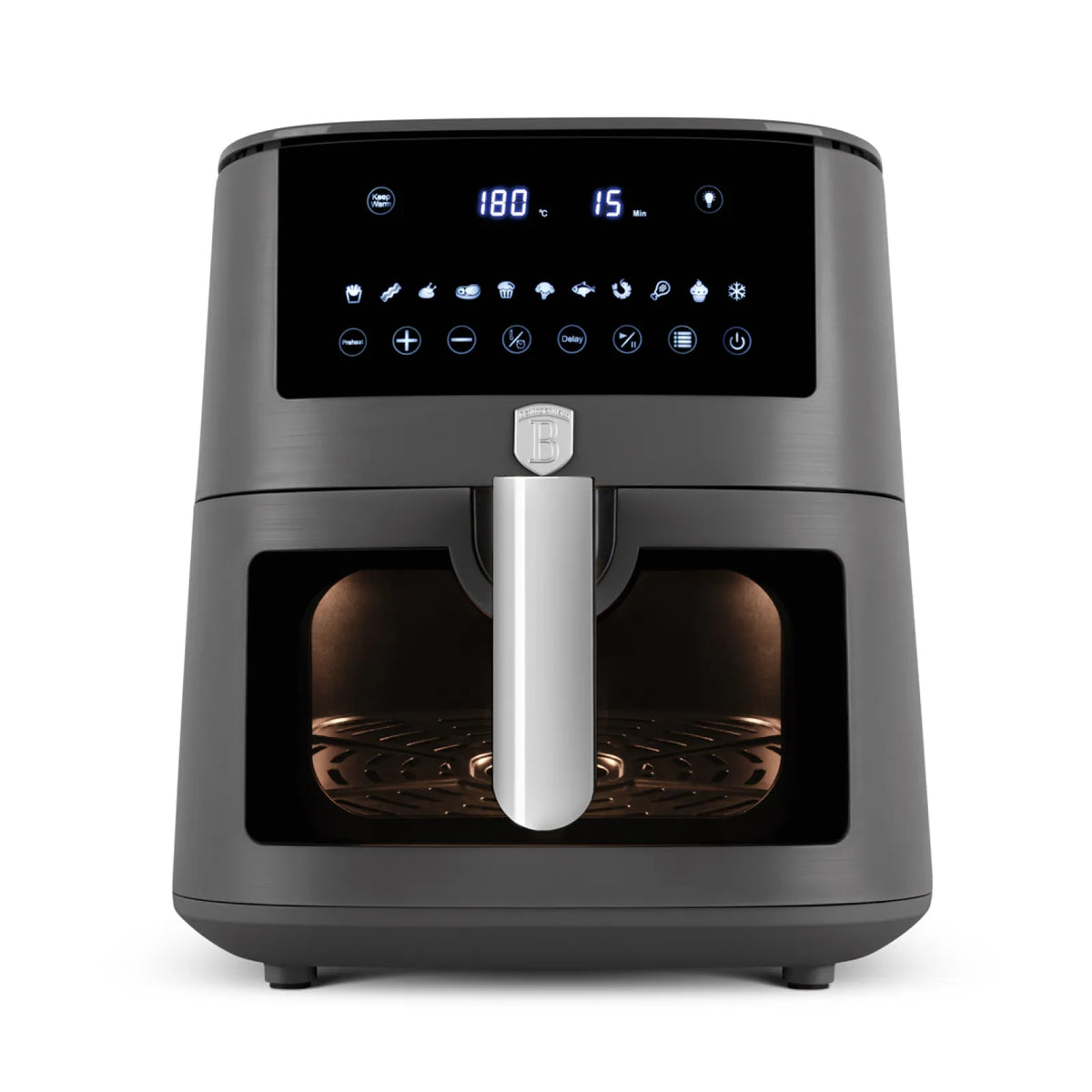 Berlinger Haus AirFryer átlátszó ablakkal (8 L)