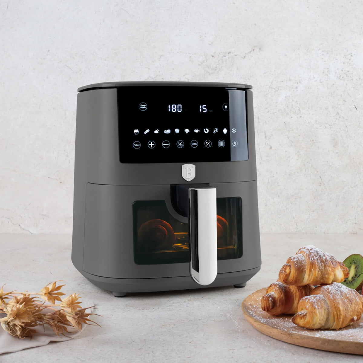 Berlinger Haus AirFryer átlátszó ablakkal (8 L) – 8. kép
