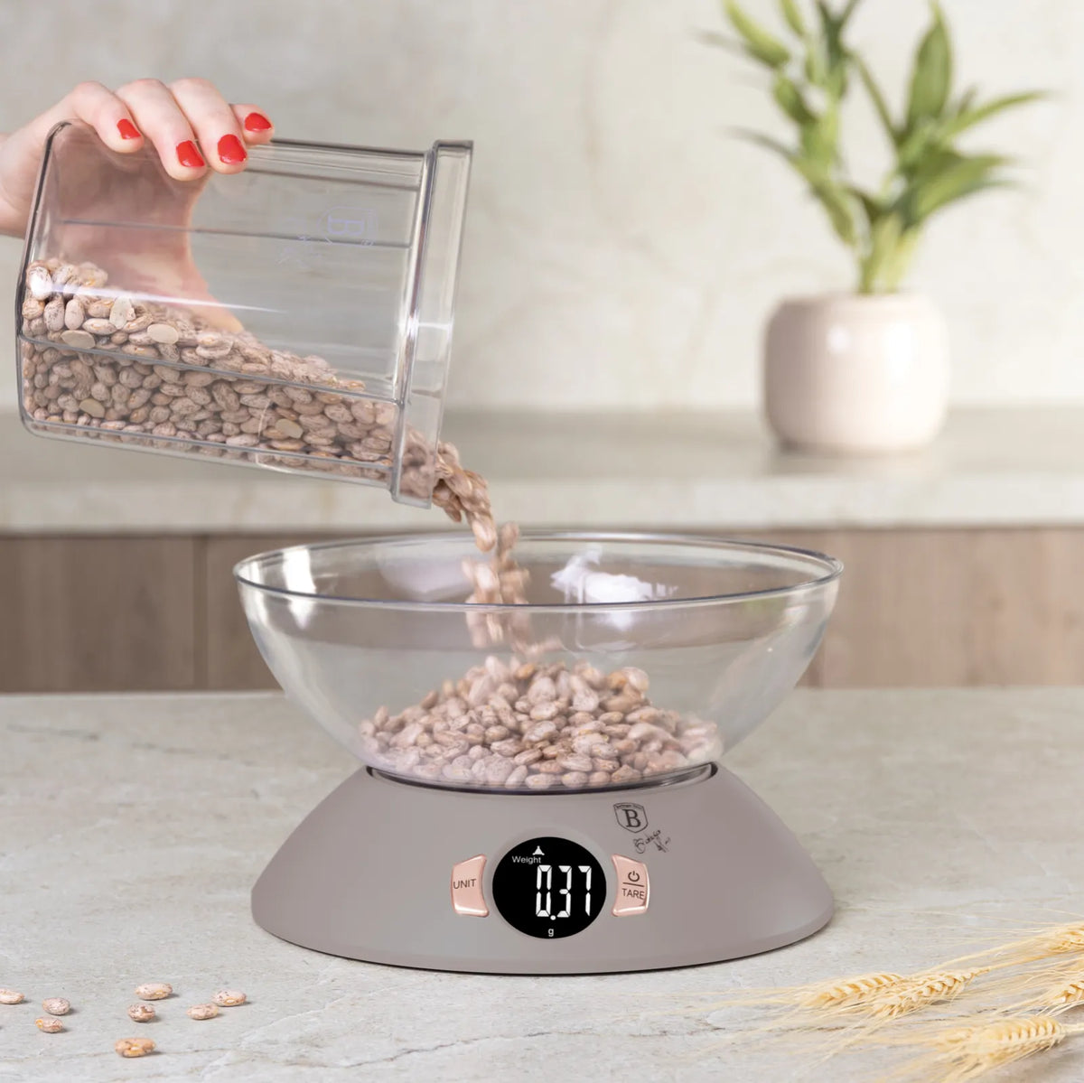Berlinger Haus Konyhai mérleg tállal (5 kg) – 5. kép