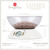 Digitális konyhai mérleg tállal 5 kg matt krém Sahara Collection