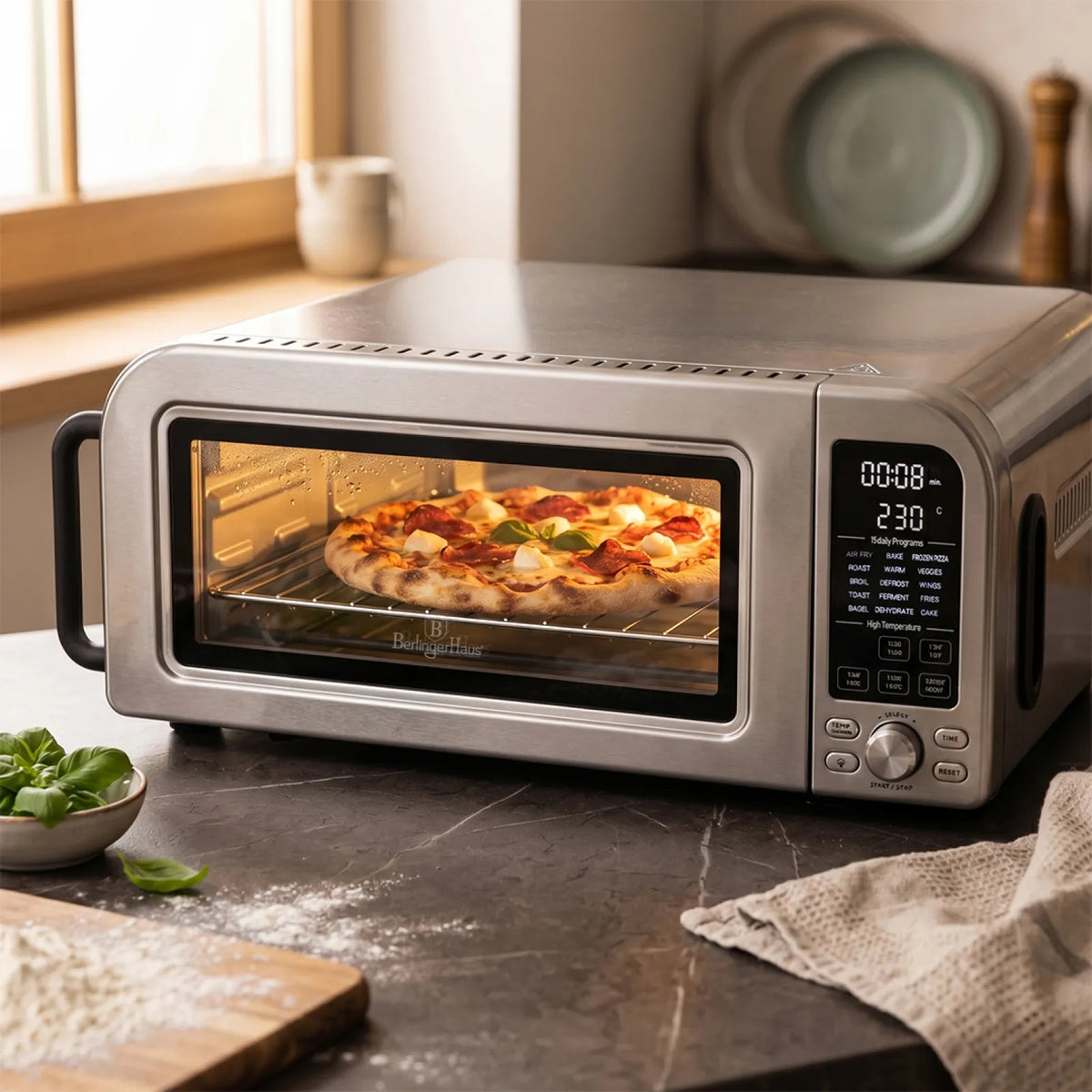 Berlinger Haus Elektromos pizzasütő (2000 W) – 9. kép