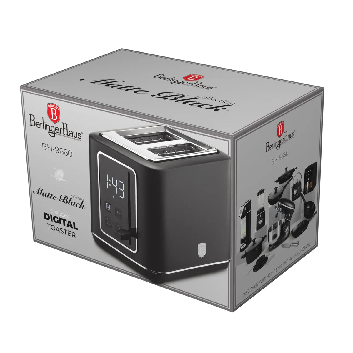 Berlinger Haus Digitális kenyérpirító (870 W) – 2. kép