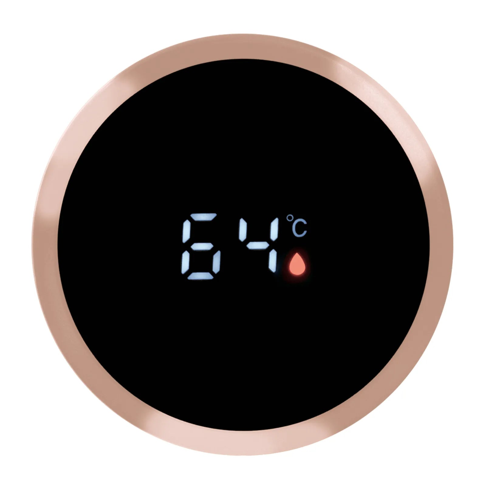 Berlinger Haus fekete termosz palack digitális hőmérővel 0,5 l – Black Rose Collection