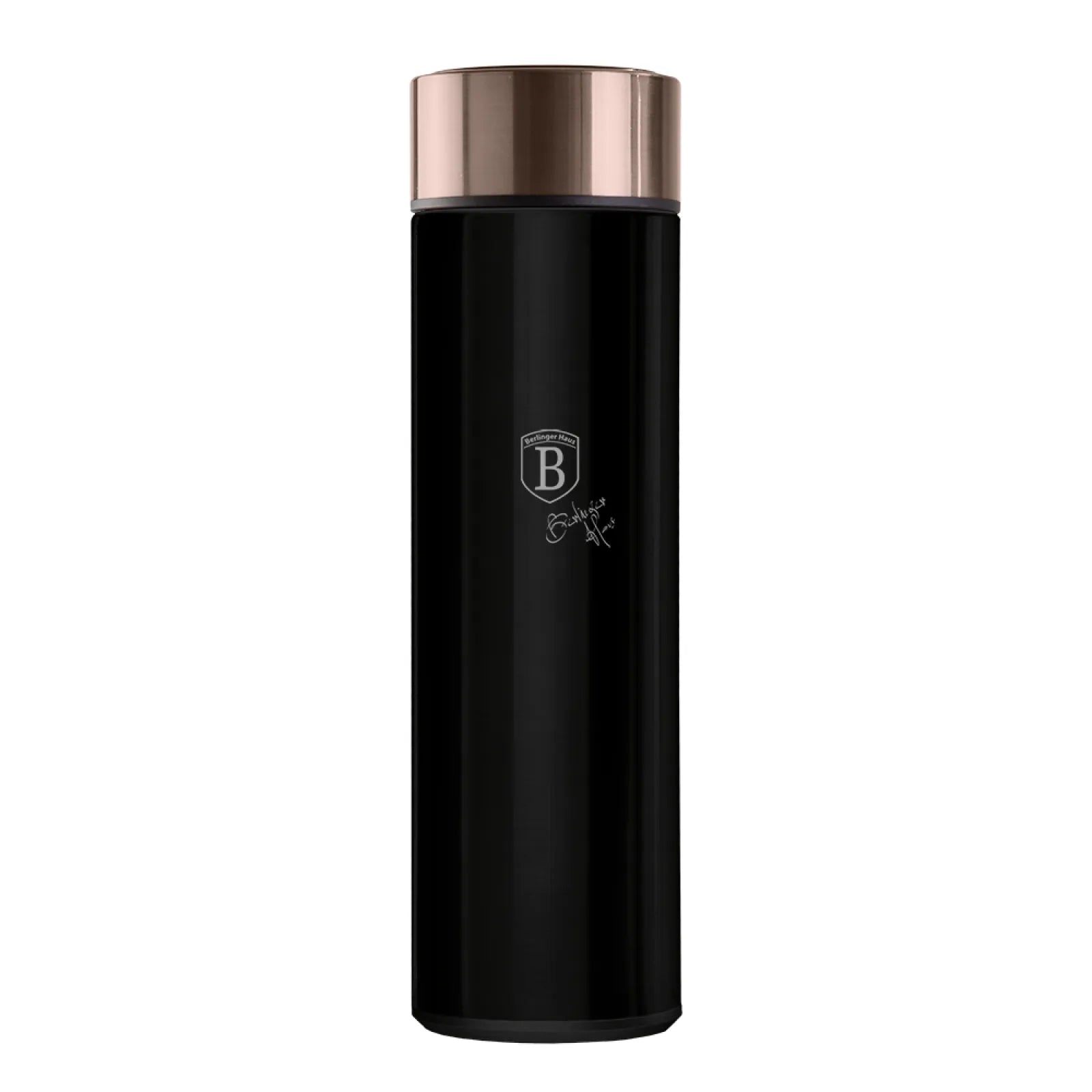 Berlinger Haus fekete termosz palack digitális hőmérővel 0,5 l – Black Rose Collection
