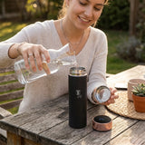 Berlinger Haus fekete termosz palack digitális hőmérővel 0,5 l – Black Rose Collection