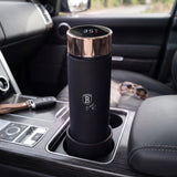 Berlinger Haus fekete termosz palack digitális hőmérővel 0,5 l – Black Rose Collection