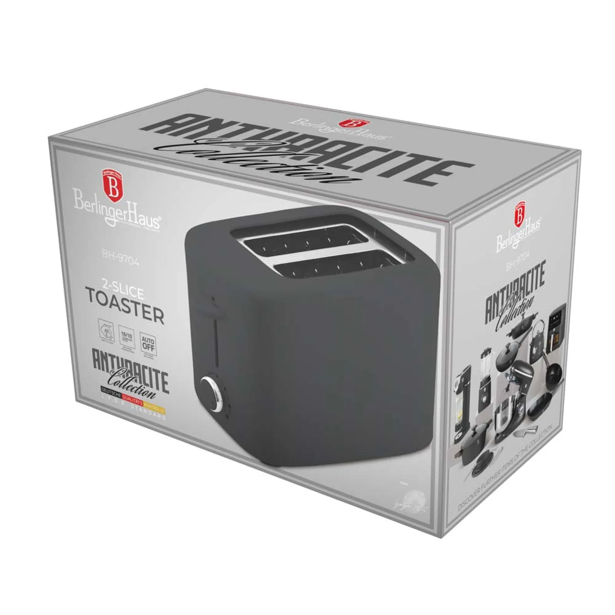 Berlinger Haus Kenyérpirító fedővel (750 W) – 2. kép