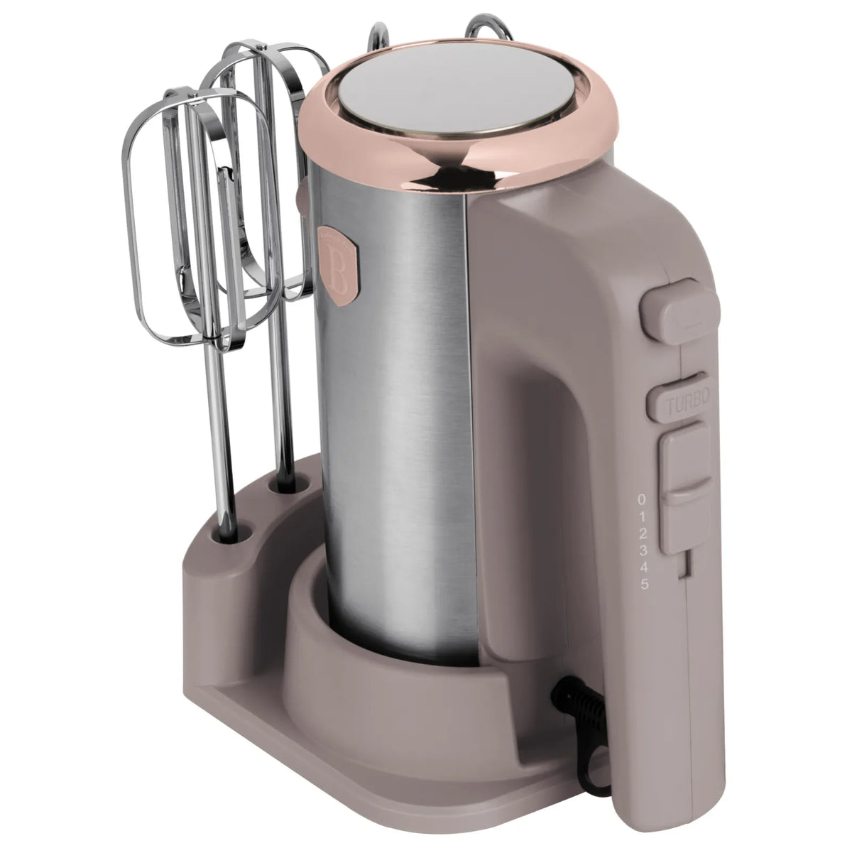 Berlinger Haus Kézi mixer állvánnyal (300 W) – Taupe Collection