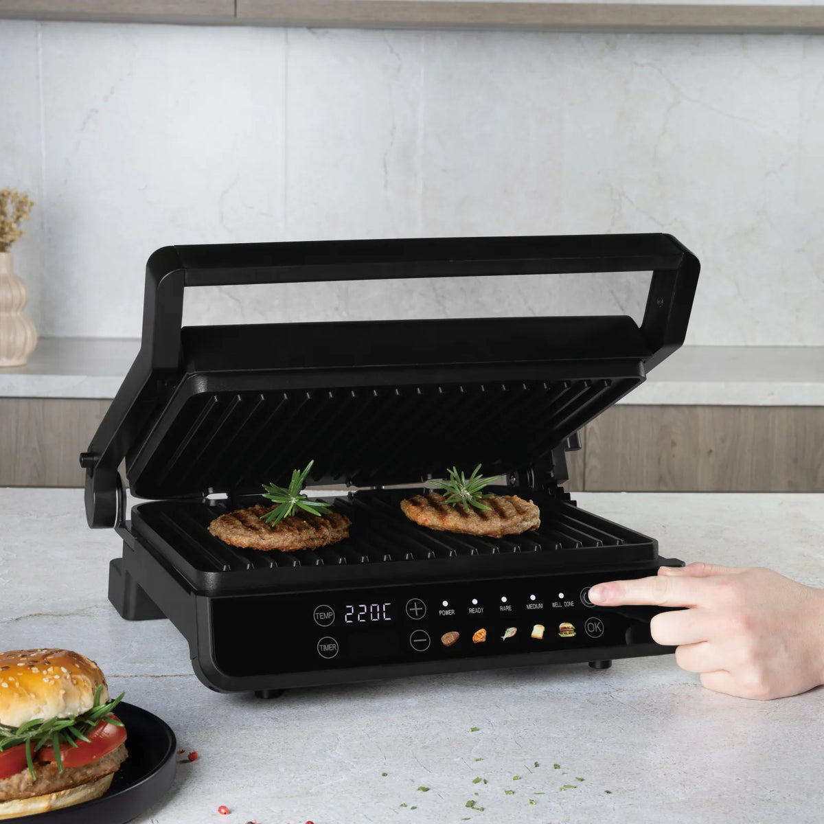 Berlinger Haus Elektromos grill, olajcsepegtetővel (2000 W) – 4. kép