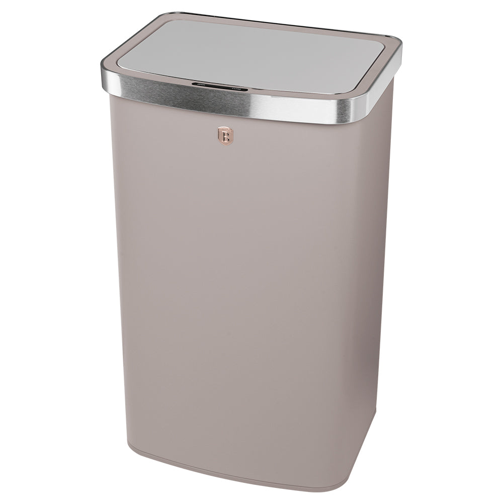 Berlinger haus Szenzoros szemetes kuka 60 l matt szürke Taupe Collection