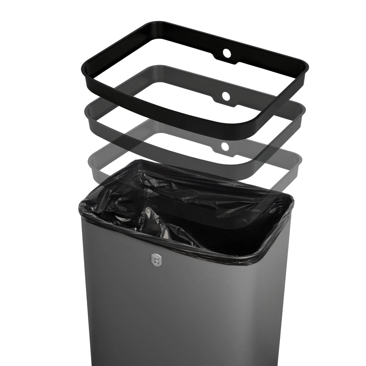 Berlinger Haus Szenzor érzékelős kuka (60L) – 5. kép