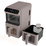 Berlinger Haus Dupla AirFryer átlátszó ablakokkal (5.5+5.5L) – 2. kép