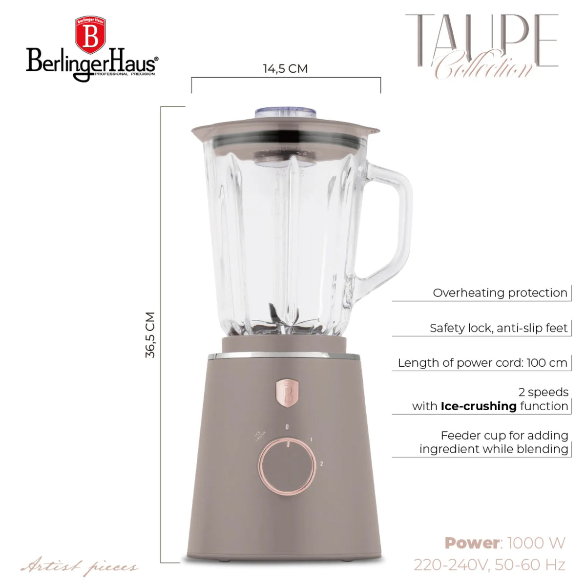 Berlinger Haus Turmixgép 1 (1000 W) – 10. kép