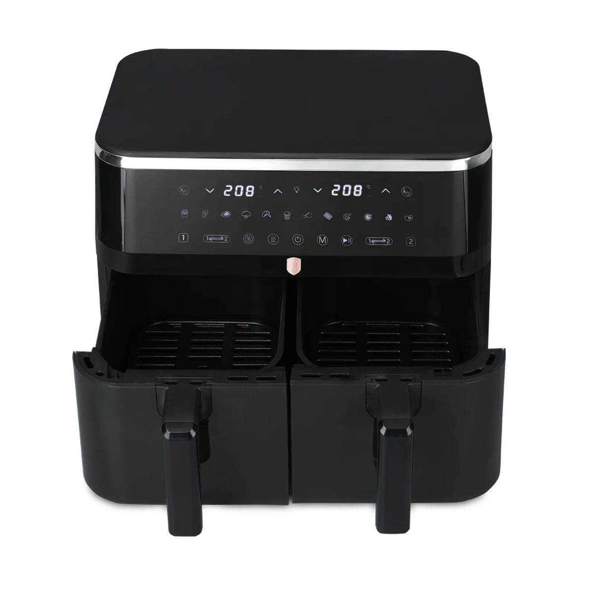 Berlinger Haus Dupla AirFryer átlátszó ablakokkal (4.5+4.5L) – 3. kép