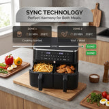 Berlinger Haus Dupla AirFryer átlátszó ablakokkal (4.5+4.5L) – 7. kép