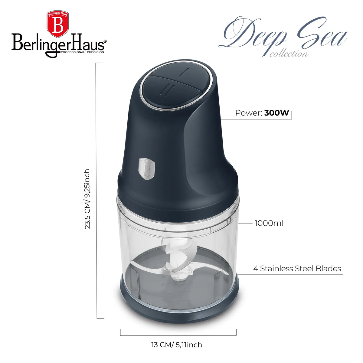 Berlinger Haus Aprító 2 az 1-ben (300 W) – 8. kép