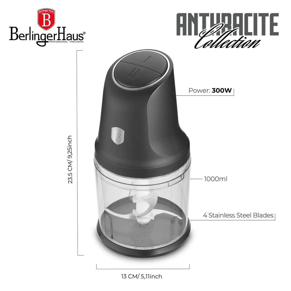 Berlinger Haus Aprító 2 az 1-ben (300 W) – 9. kép