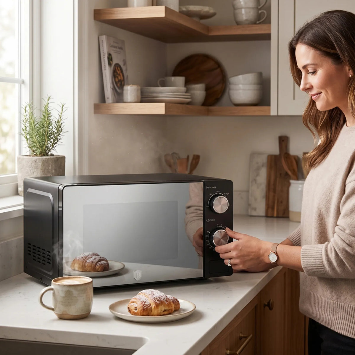 Berlinger Haus Mechanikus mikrohullámú sütő (20 L) – 6. kép