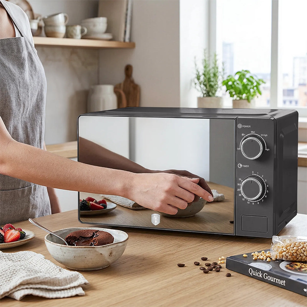 Berlinger Haus Mechanikus mikrohullámú sütő (20 L) – 7. kép