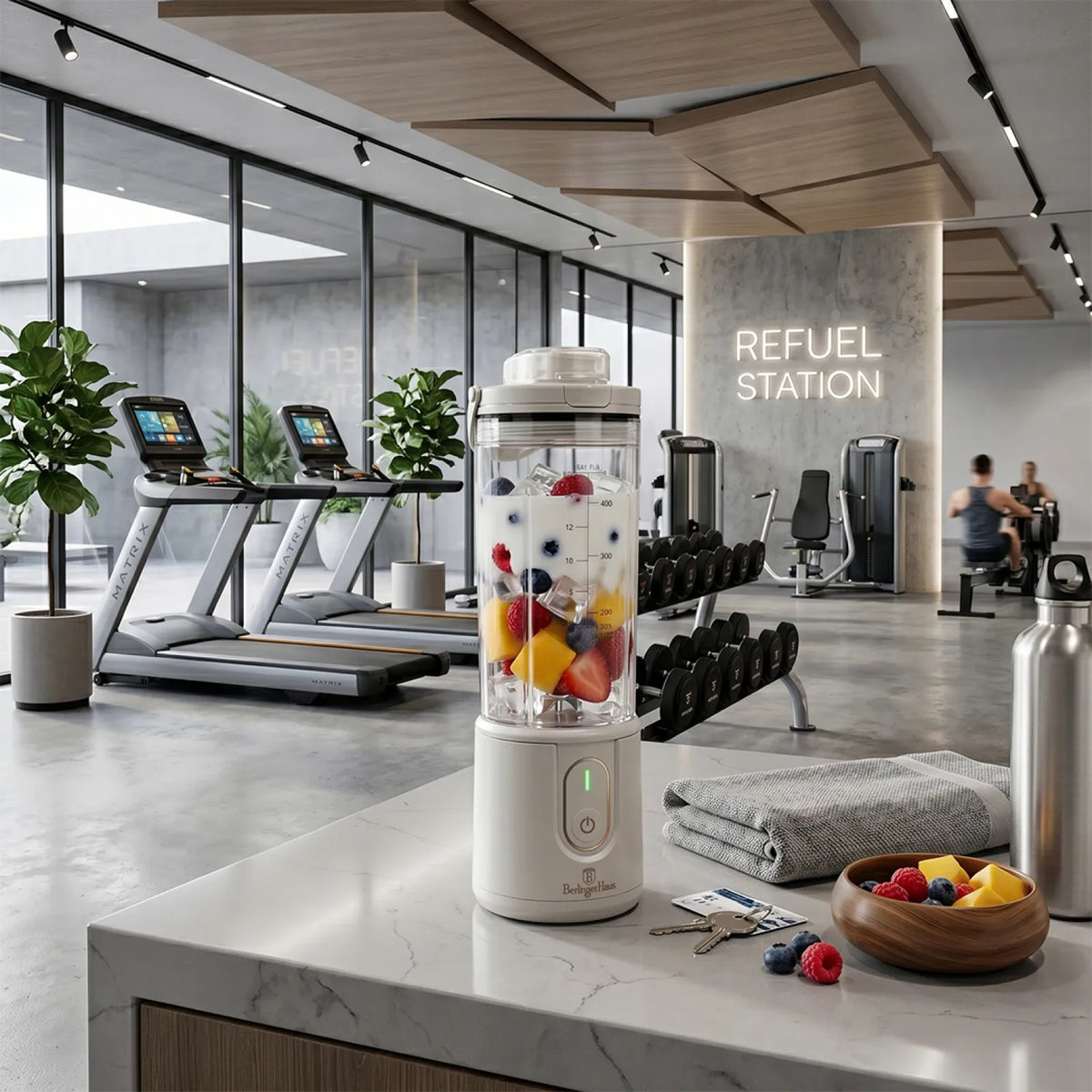 Berlinger Haus Vezeték nélküli hordozható turmixgép (110 W) – 9. kép