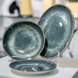 Berlinger Haus 18 részes porcelán étkészlet Matte Green zöld