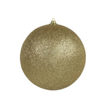 Óriás karácsonyi gömb 25 cm arany glitteres