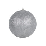Óriás karácsonyi gömb 25 cm ezüst glitteres