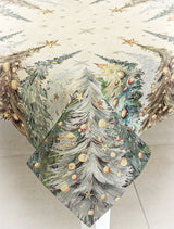 Csillogó erdő asztalterítő, 96x100 cm, arany lurex, gobelin
