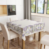 Levendulás pamut asztalterítő 100x100 cm