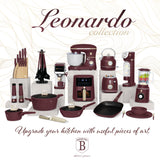 Berlinger haus Szenzoros szemetes 60 l bordó Leonardo Collection