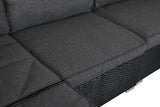 Prémium 7 részes polyrattan kerti bútor szett