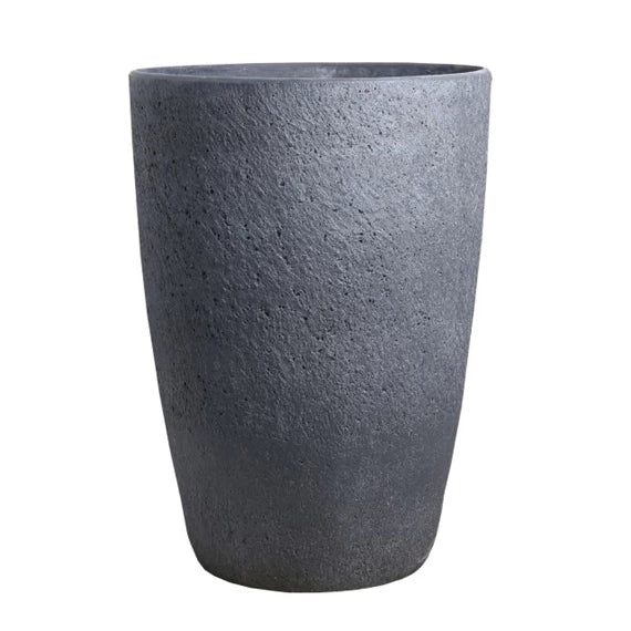 Cement kaspó 25x35 cm grafit szürke