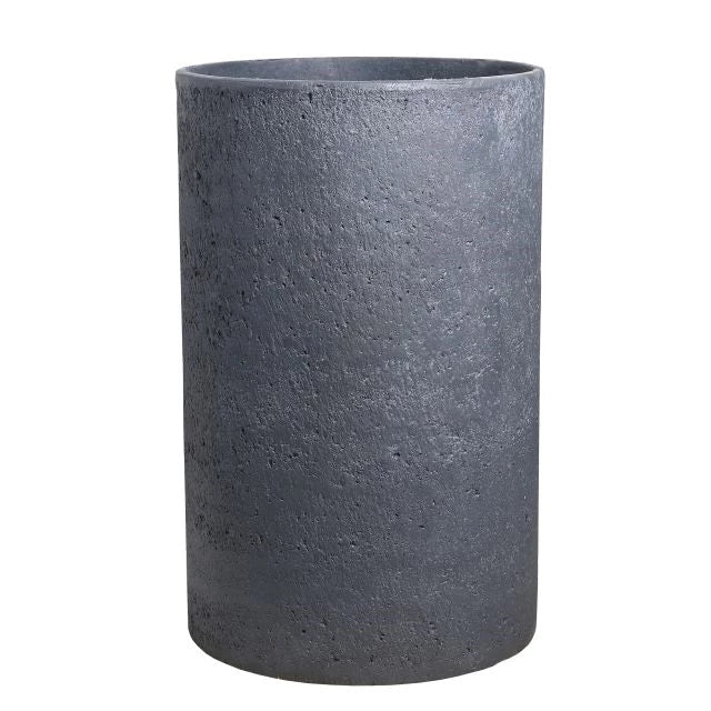 Cement óriás kaspó 32x50 cm grafitszürke budapesti szállítással