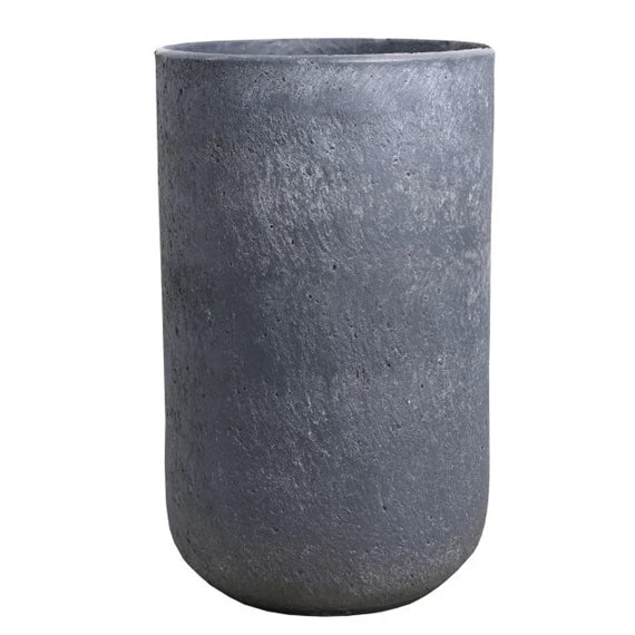 Cement óriás kaspó 32x50 cm grafit szürke budapesti szállítással