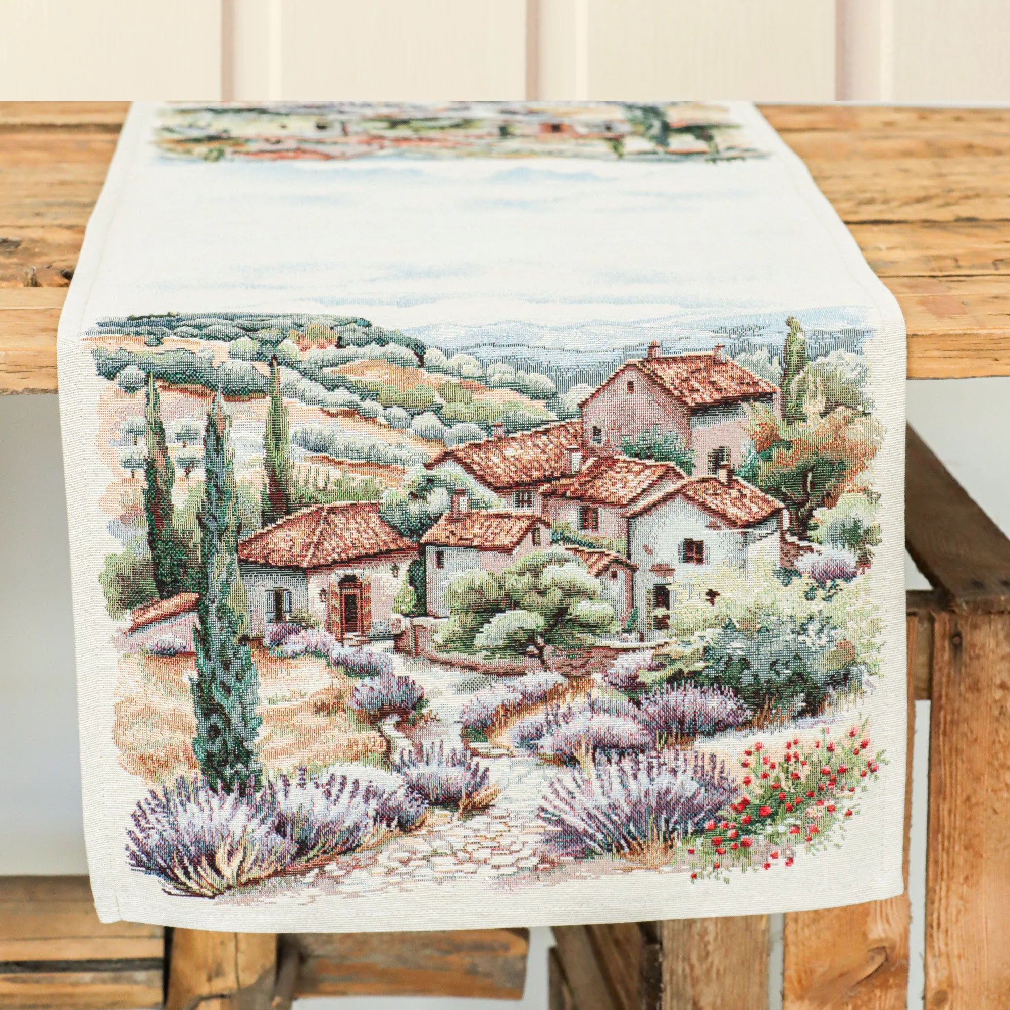 Levendula farm asztali futó 37x100 cmGépi gobelin