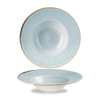 Churchill Stonecast Duck Egg Blue kerámia széles peremes pasta tányér 24 cm