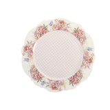 Vintage Porcelán desszertes tányér szett 2 db-os 20 cm Fiorira díszdobozzal