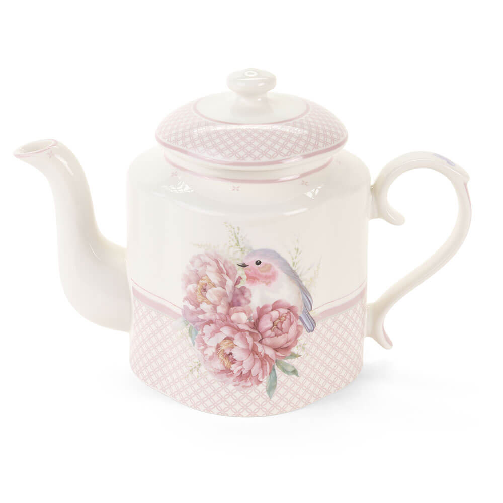 Porcelán teáskanna 1100 ml Fiorira díszdobozzal