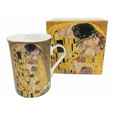 Porcelán bögre 300 ml Klimt A Csók díszdobozban