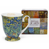 Porcelán bögre 300 ml - díszdobozos Van Gogh Íriszek Heritage of Arts