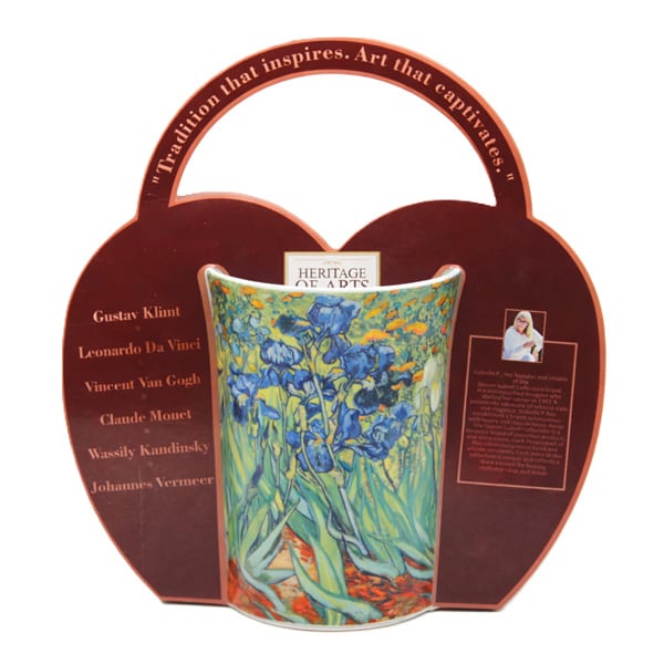 Van Gogh Íriszek porcelán bögre 300 ml - papír csomagolásban