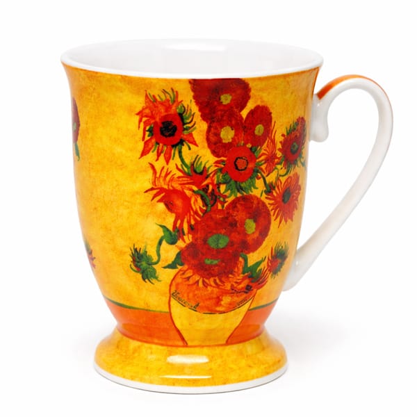Van Gogh Napraforgók porcelán bögre 300 ml - papír csomagolásban