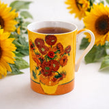 Porcelán bögre 300 ml - papír csomagolásban Van Gogh Napraforgók