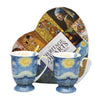 Van Gogh Csillagos éj porcelán bögre szett kanállal 300 ml - szív díszdobozos