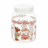 Boroszilikát konyhai táróló üveg Légmentesen záródó 11,6x16 cm 1300 ml Sweet Bear macis