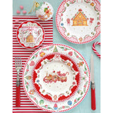 Karácsonyi Porcelán lapostányér 27 cm Sweet Christmas